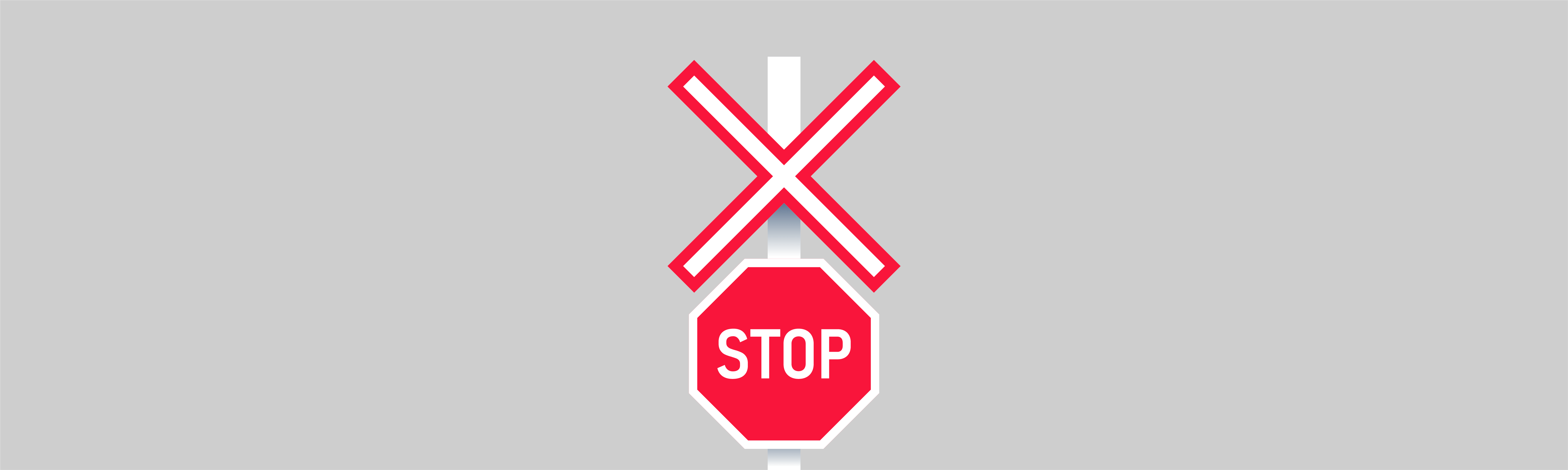 Sharing the Road - A stop sign at a railway crossing means you must come to a complete stop between: